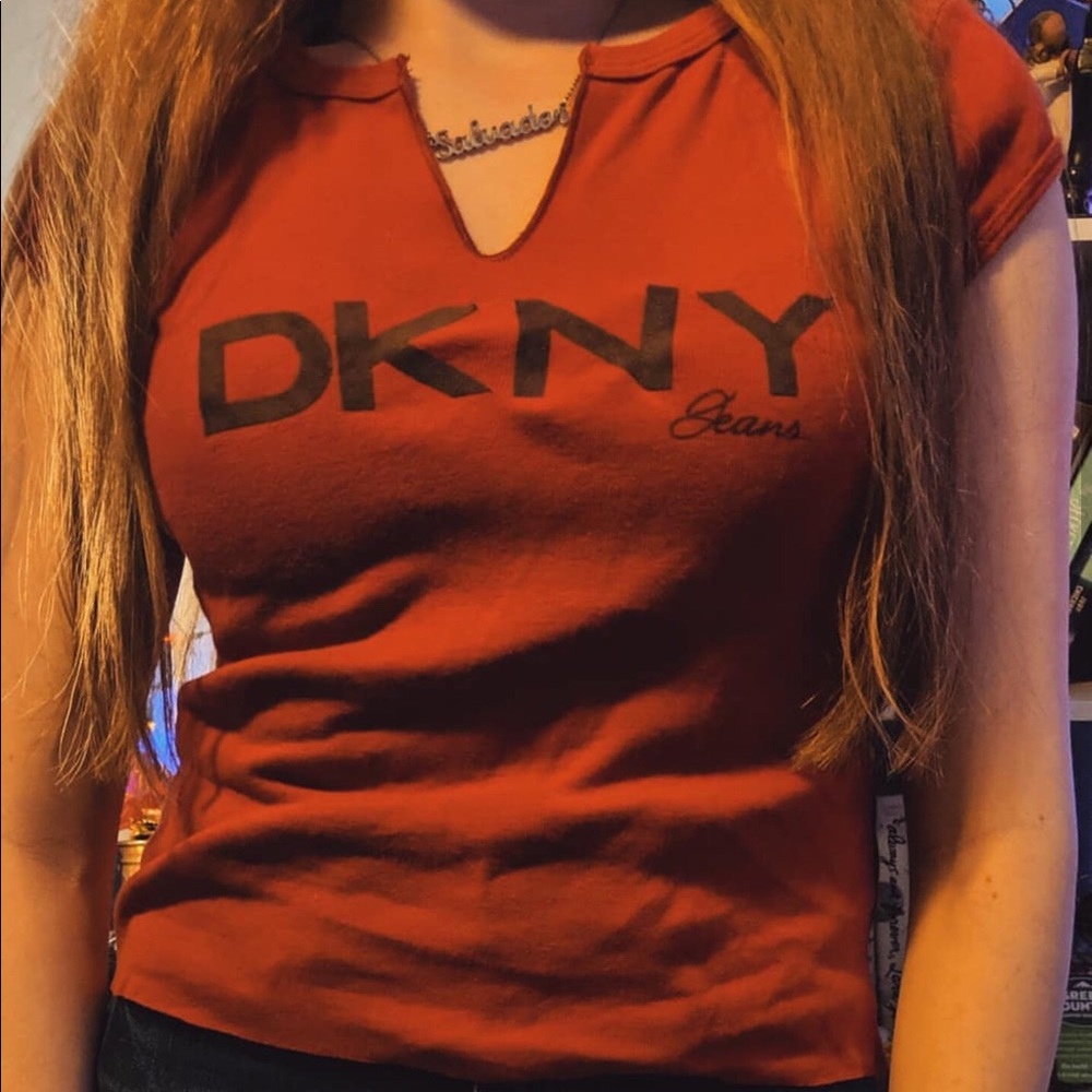 DKNY Cut-out Tee
